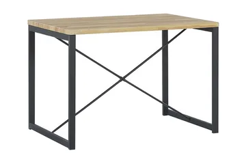 Flixton Matgrupp 110 cm Inkl 2 stolar + Bänk - Ljusbrun/Svart - Möbler - Bord & matgrupp - Matgrupp