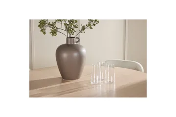 Matgrupp Flora Runt 120 cm Vit med 4st Lilja Stolar - Möbler - Bord & matgrupp - Matgrupp