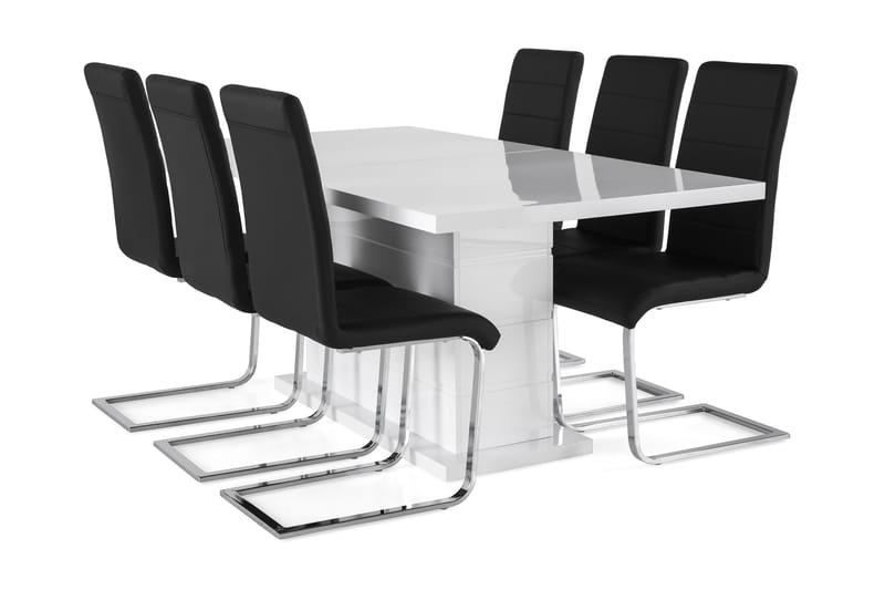 Matgrupp Griffith Förlängningsbar 180 cm med 6 Jack Stol - Matgrupp
