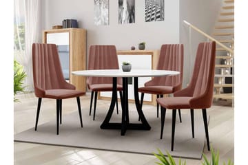 Hollan Matgrupp Rosa - Möbler - Bord & matgrupp - Matgrupp