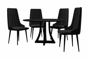 Hollan Matgrupp Svart - Möbler - Bord & matgrupp - Matgrupp
