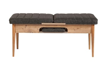 Idehult Matgrupp 4 delar 75 cm - Trä/natur/Antracit - Möbler - Bord & matgrupp - Matgrupp