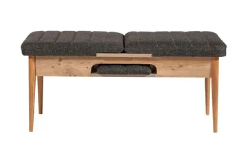 Idehult Matgrupp 4 delar 75 cm - Trä/natur/Antracit - Möbler - Bord & matgrupp - Matgrupp