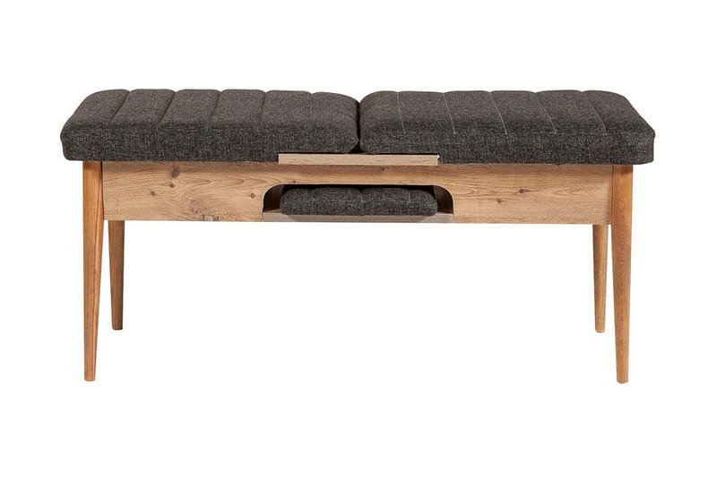 Idehult Matgrupp 4 delar 75 cm - Trä/natur/Antracit - Möbler - Bord & matgrupp - Matgrupp