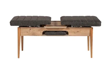 Idehult Matgrupp 4 delar 75 cm - Trä/natur/Antracit - Möbler - Bord & matgrupp - Matgrupp