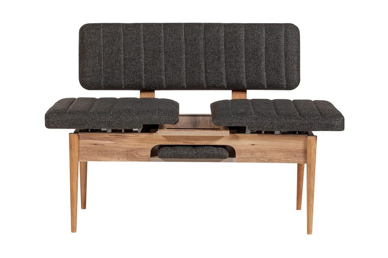 Idehult Matgrupp 4 delar 75 cm - Trä/natur/Antracit - Möbler - Bord & matgrupp - Matgrupp