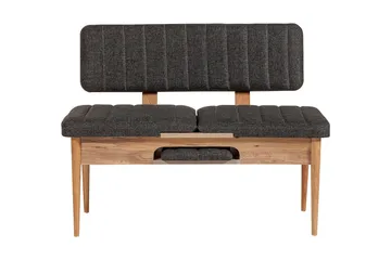 Idehult Matgrupp 4 delar 75 cm - Trä/natur/Antracit - Möbler - Bord & matgrupp - Matgrupp