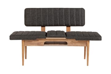 Idehult Matgrupp 4 delar 75 cm - Trä/natur/Antracit - Möbler - Bord & matgrupp - Matgrupp