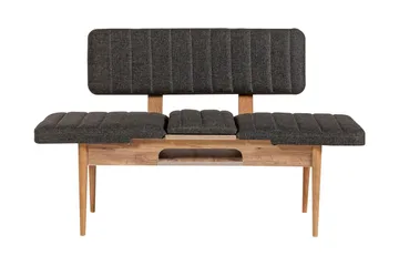 Idehult Matgrupp 4 delar 75 cm - Trä/natur/Antracit - Möbler - Bord & matgrupp - Matgrupp