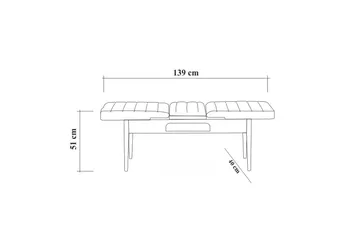 Idehult Matgrupp 4 delar 75 cm - Vit/Antracit - Möbler - Bord & matgrupp - Matgrupp