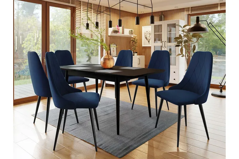 Ingram Matgrupp Blå - Möbler - Bord & matgrupp - Matgrupp