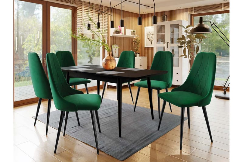 Ingram Matgrupp Grön - Möbler - Bord & matgrupp - Matgrupp