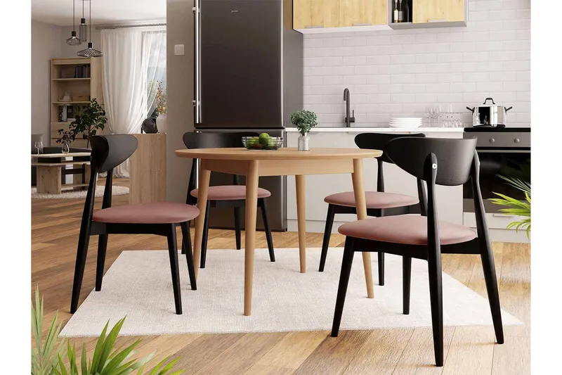 Ingram Matgrupp Rosa - Möbler - Bord & matgrupp - Matgrupp