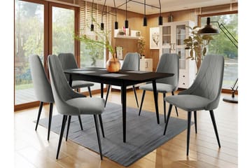 Ingram Matgrupp Rund Grå - Möbler - Bord & matgrupp - Matgrupp