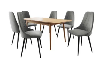 Ingram Matgrupp Rund Grå - Möbler - Bord & matgrupp - Matgrupp