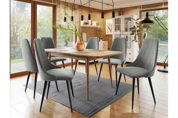 Ingram Matgrupp Rund Grå - Möbler - Bord & matgrupp - Matgrupp