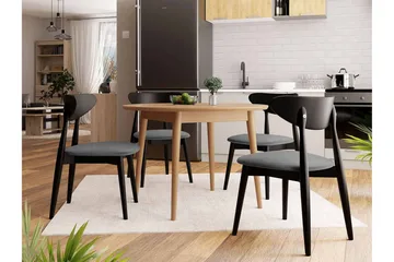 Ingram Matgrupp Rund Svart - Möbler - Bord & matgrupp - Matgrupp