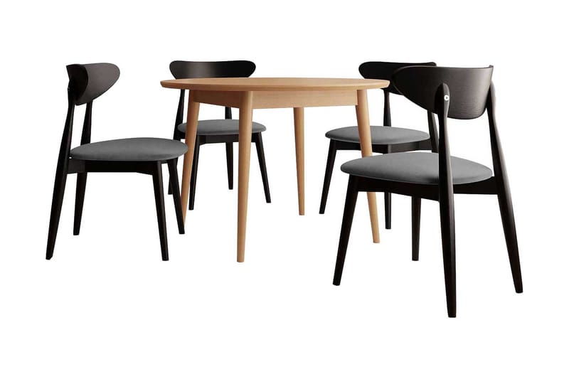 Ingram Matgrupp Rund Svart