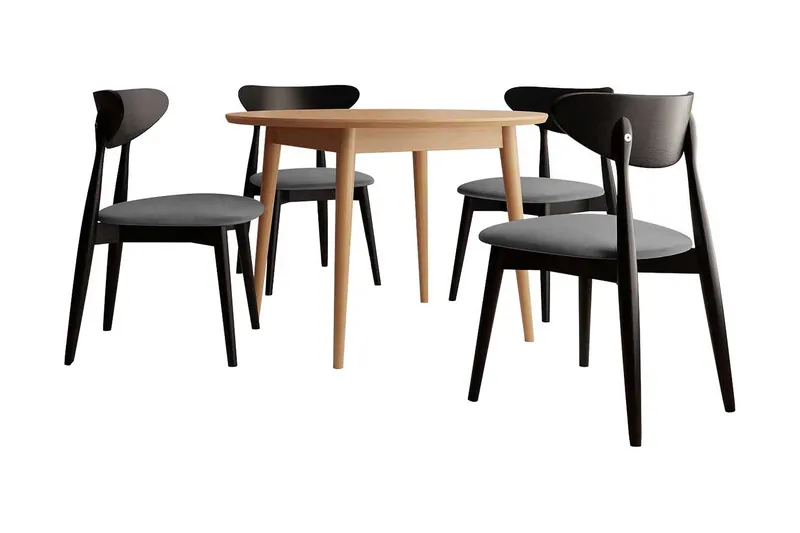 Ingram Matgrupp Rund Svart