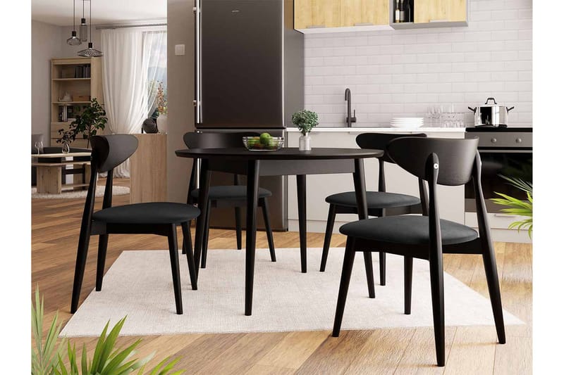 Ingram Matgrupp Svart - Möbler - Bord & matgrupp - Matgrupp
