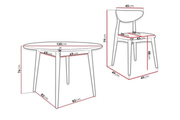 Ingram Matgrupp Svart - Möbler - Bord & matgrupp - Matgrupp