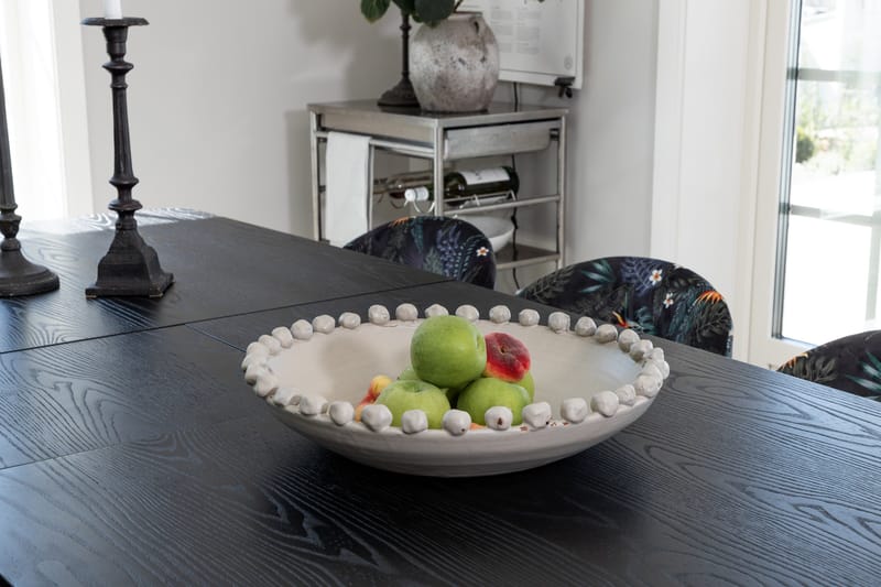 Irunea Förlängningsbar Matgrupp 180 cm inkl 6 Sedavi Stolar - Svart/Blå - Möbler - Bord & matgrupp - Matgrupp