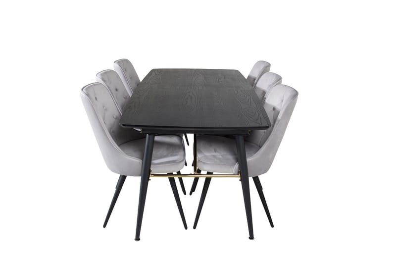 Irunea Matbord 180 cm med 6 st Valera Lyx Sammetstol - Möbler - Bord & matgrupp - Matgrupp