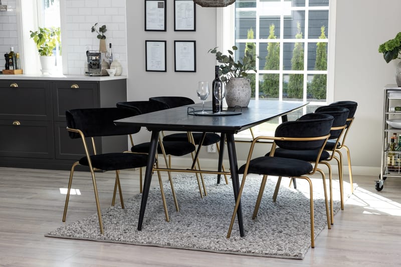 Irunea Matgrupp 180 cm + 6 st Arcarazo Matstolar - Möbler - Bord & matgrupp - Matgrupp