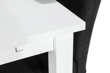 Jasmin Matgrupp 180 cm Rektangulärt matbord med 6 st Viktor Matstolar - Vit / Mörkgrå - Möbler - Bord & matgrupp - Matgrupp