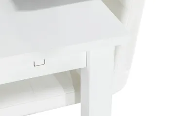 Jasmin Matgrupp med 6 st Cibus Stolar - Vit/PU/Krom - Möbler - Bord & matgrupp - Matgrupp