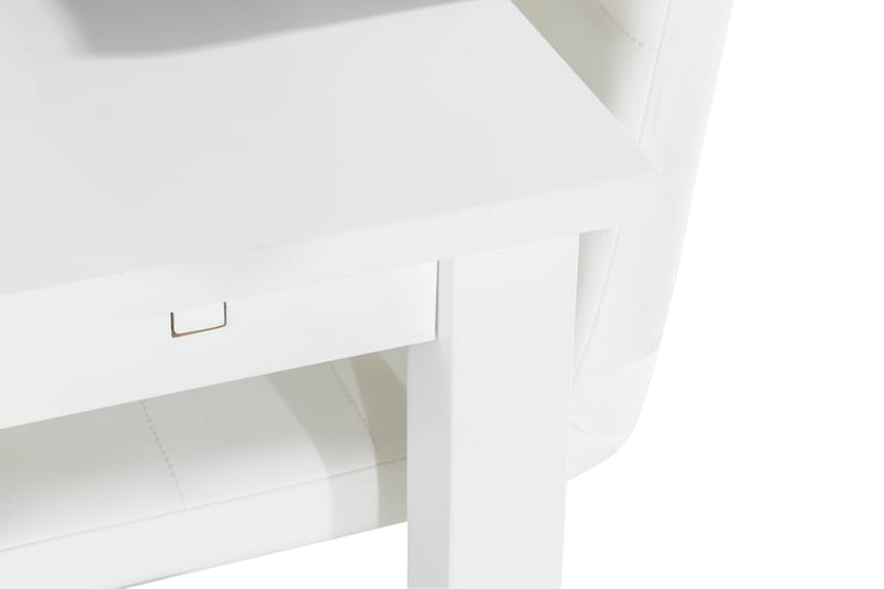 Jasmin Matgrupp med 6 st Cibus Stolar - Vit/PU/Krom - Möbler - Bord & matgrupp - Matgrupp