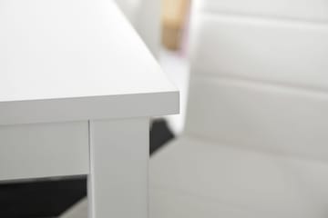 Jasmin Matgrupp med 6 st Cibus Stolar - Vit/PU/Krom - Möbler - Bord & matgrupp - Matgrupp