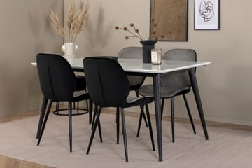 Jimmy matbord med 4st Emma matstol - Möbler - Bord & matgrupp - Matgrupp