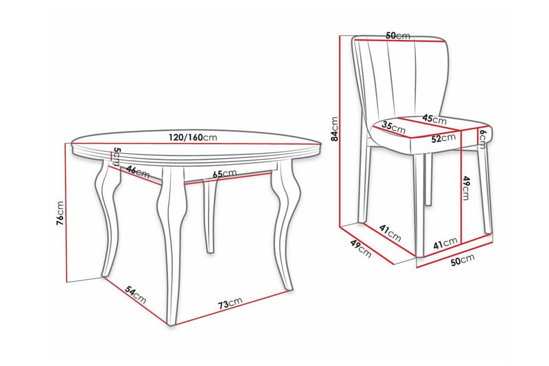 Kendale Matgrupp - Möbler - Bord & matgrupp - Matgrupp