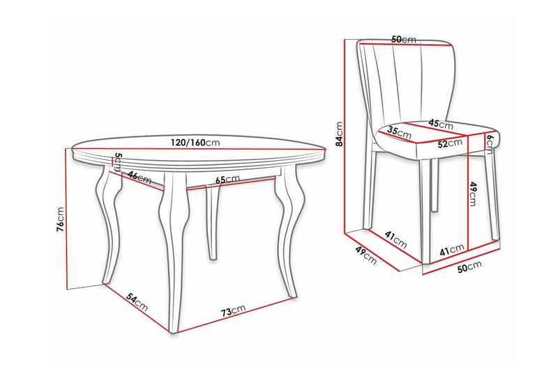 Kendale Matgrupp - Möbler - Bord & matgrupp - Matgrupp