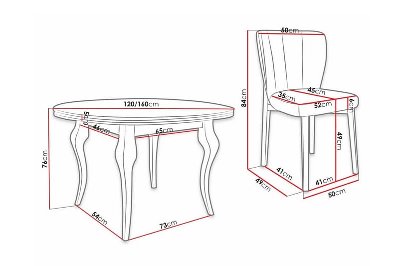 Kendale Matgrupp - Möbler - Bord & matgrupp - Matgrupp