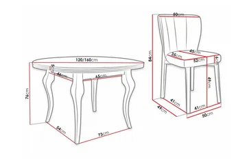 Kendale Matgrupp - Möbler - Bord & matgrupp - Matgrupp