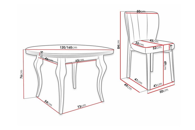 Kendale Matgrupp - Möbler - Bord & matgrupp - Matgrupp
