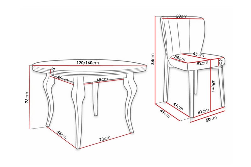 Kendale Matgrupp - Möbler - Bord & matgrupp - Matgrupp