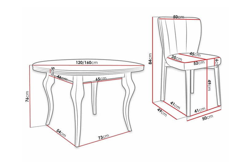 Kendale Matgrupp - Möbler - Bord & matgrupp - Matgrupp