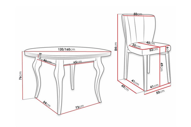 Kendale Matgrupp - Möbler - Bord & matgrupp - Matgrupp