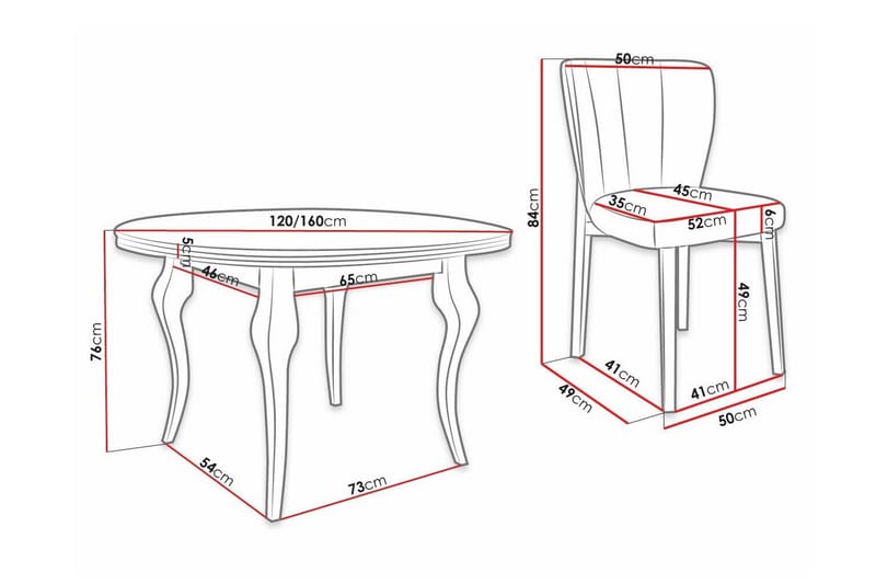 Kendale Matgrupp - Möbler - Bord & matgrupp - Matgrupp