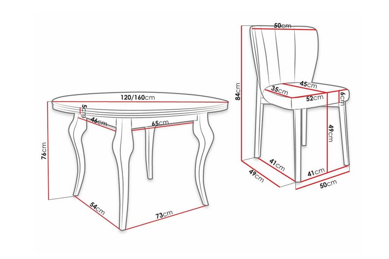 Kendale Matgrupp - Möbler - Bord & matgrupp - Matgrupp