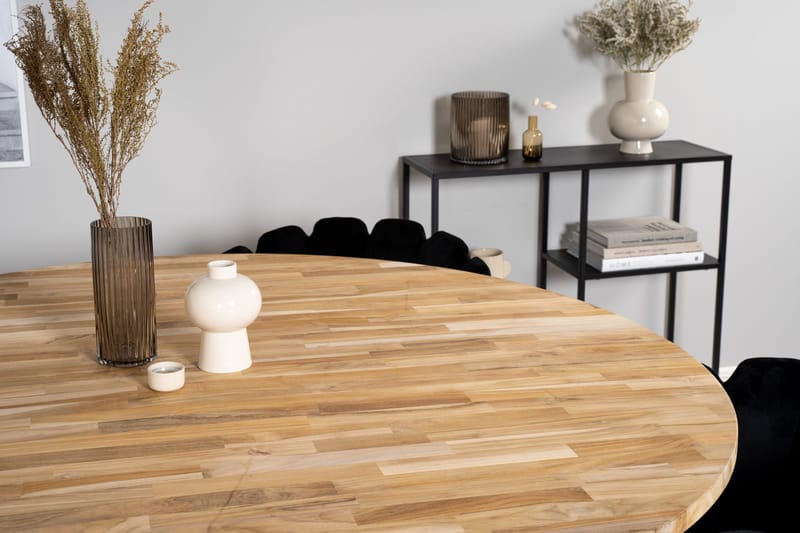 Kimberlee Matgrupp Rund 140 cm + 4 st Limhamn Matstolar - Möbler - Bord & matgrupp - Matgrupp