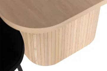 Kopparbo Matgrupp 200 cm inkl 6 Broddhult Stolar - Vit/Svart - Möbler - Bord & matgrupp - Matgrupp