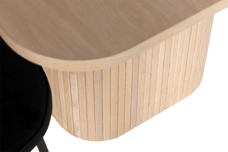 Kopparbo Matgrupp 200 cm inkl 6 Broddhult Stolar - Vit/Svart - Möbler - Bord & matgrupp - Matgrupp