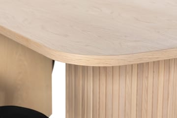 Kopparbo Matgrupp 200 cm inkl 6 Broddhult Stolar - Vit/Svart - Möbler - Bord & matgrupp - Matgrupp