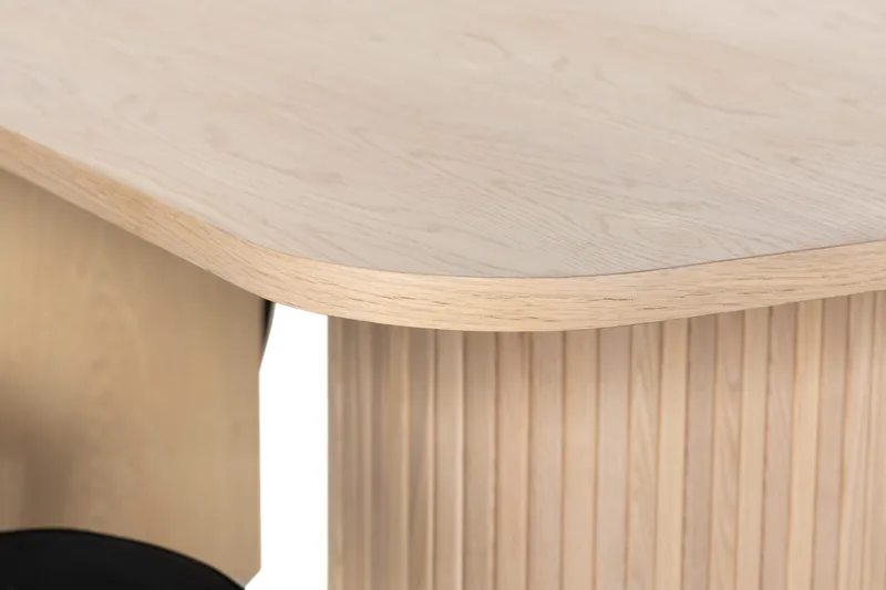 Kopparbo Matgrupp 200 cm inkl 6 Broddhult Stolar - Vit/Svart - Möbler - Bord & matgrupp - Matgrupp