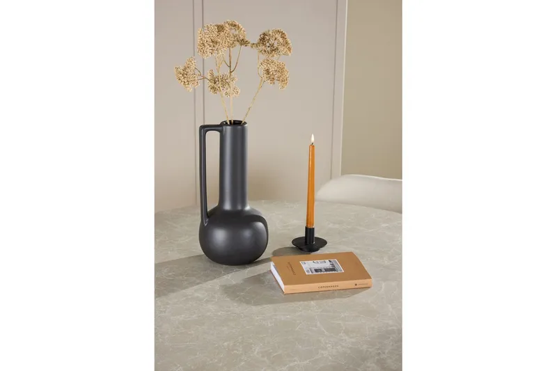 Matgrupp Lanzo Runt 120 cm med 4st Lilja Stolar Beige - Beige - Möbler - Bord & matgrupp - Matgrupp