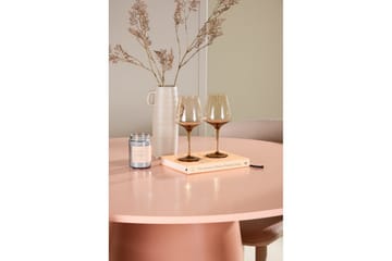 Matgrupp Lanzo Runt 120 cm Rosa med 4st Astoria Stolar Beige - Beige - Möbler - Bord & matgrupp - Matgrupp